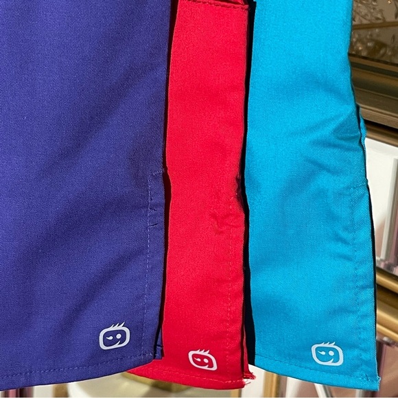 NWT 🆕CHOICE OF: Red or Grape only Wonder Wink Nurse Scrub Vest/Smock Med - Picture 12 of 12